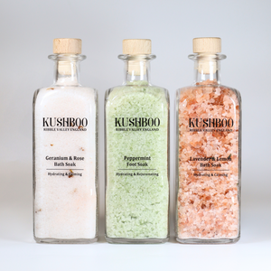 Geranium and Rose Bath Salts (600g)