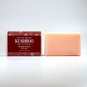 Bath Bar - Geranium and Rose (220g)